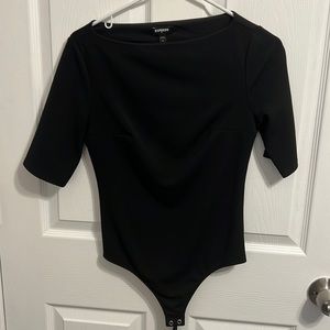 Black Express dress top bodysuit